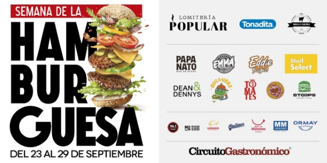 Foto publicada en la página oficial del circuito gastronómico con sus sponsors correspondientes